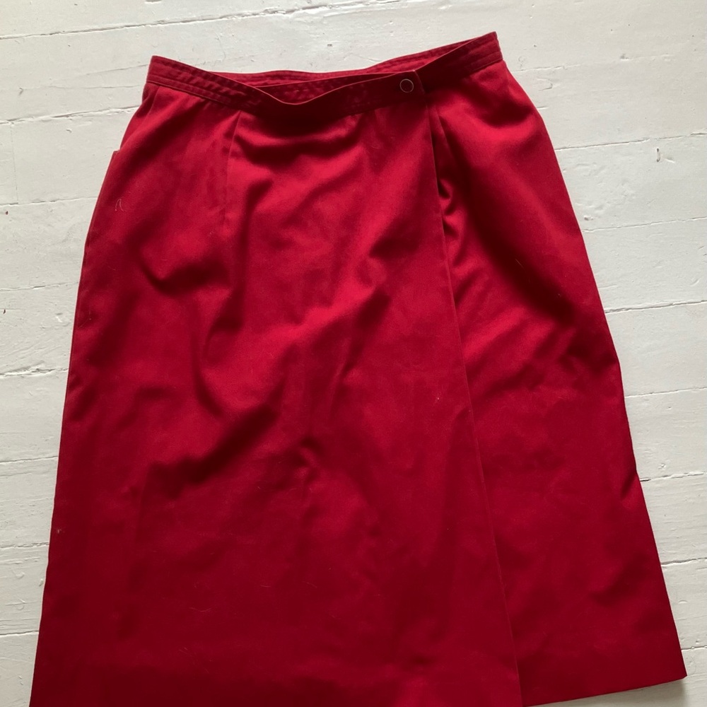 Ship N Shore Wrap Scarlet Skirt
